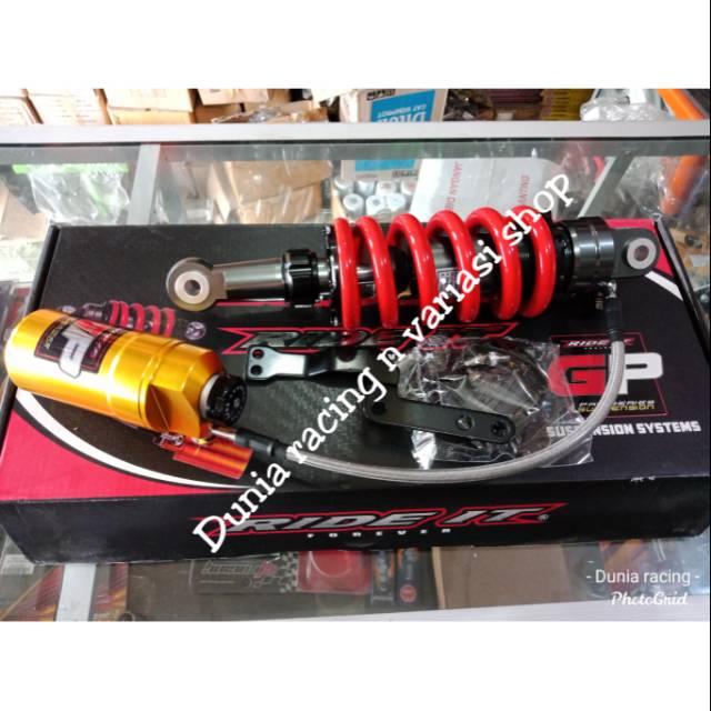 Shock Ride it GP Tabung Flexibel Ninja R Ninja S CBR Sonic 150 Ninja RR CB 150 Satria Fu Vixion MX king MX 135 R15 New Jupiter MX Megapro klik rebond stelan Kompresi Tabung Flexibel