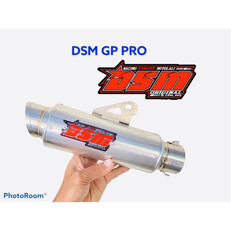 Knalpot Dsm Gp pro emblem new dsm original