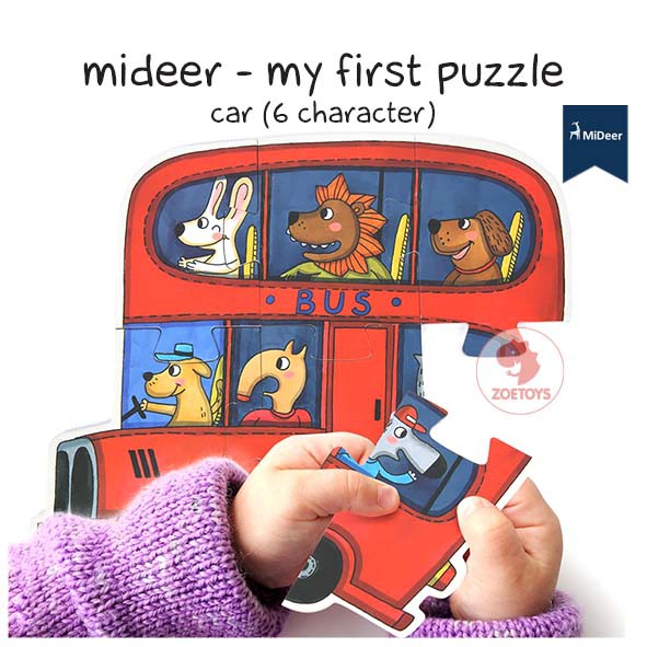 Zoetoys Mideer - My First Puzzle | Mainan Edukasi Anak | Dus | Cari Kado | Cari Kado Natal