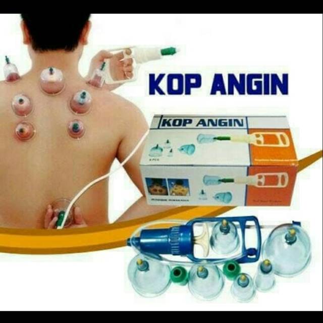 Kop Angin, Alat Bekam Cupping Kit, alat Bekam Kop Angin 6set