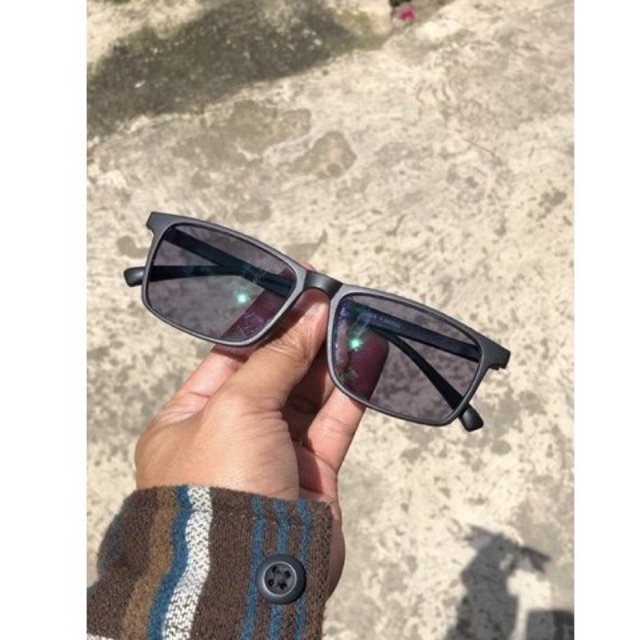 Kacamata Pria Photocromic Kaca Mata Minus Silinder Netral Photchromic Wanita Unisex
