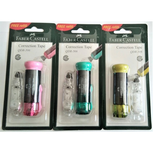 

TipEx kertas/correction tape Faber Castell QDR506