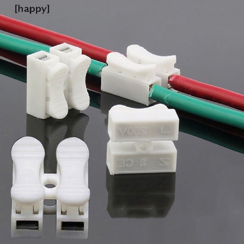 HA 30 Pcs Electrical Cable Connectors Quick Splice Lock Wire Terminals Self Locking ID