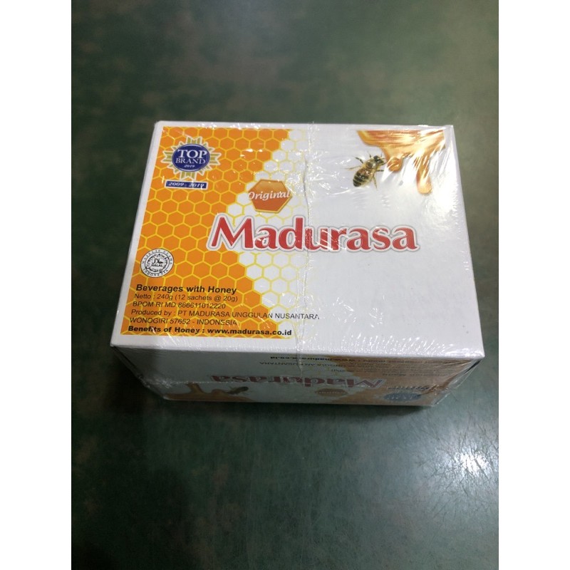 

Madurasa Original 1 box isi 12 sachet Madu Rasa