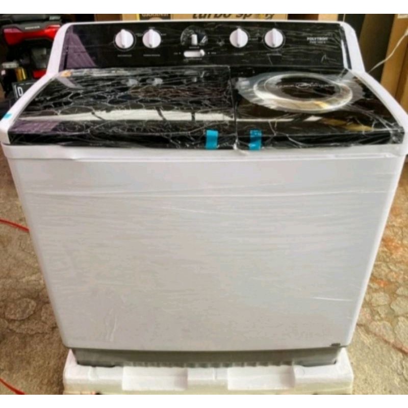 POLYTRON mesin cuci 2 tabung 14 kg PWM-1402 X/R