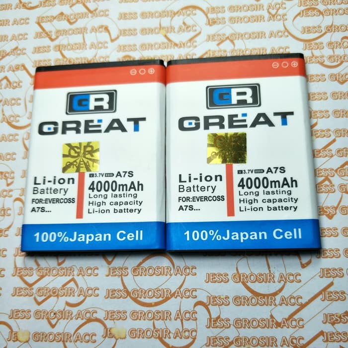 Baterai Battery GREAT Evercoss Cross A7A+ , A7S Andromeda A7S Hello Kitty