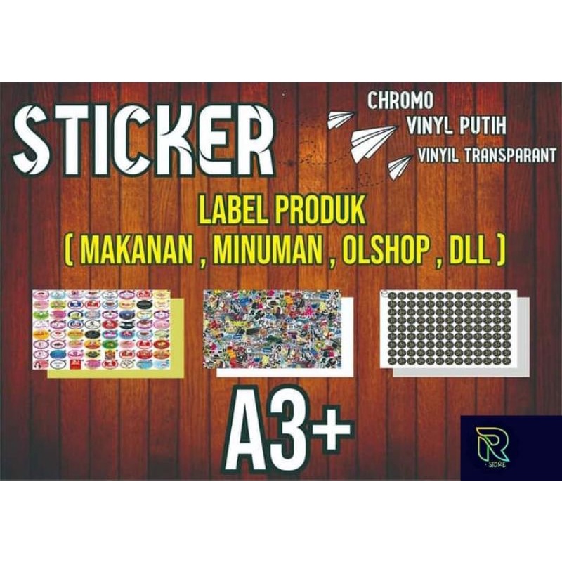 

Cetak Stiker A3+ Terbaruu..