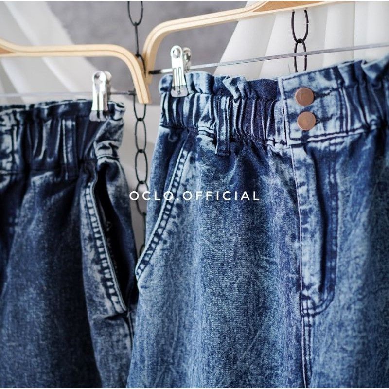 Celana Panjang Jeans Kulot Kekinian RK