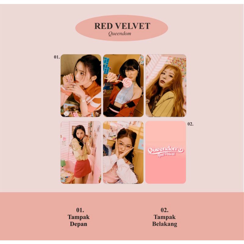 PHOTOCARD RED VELVET QUEENDOM