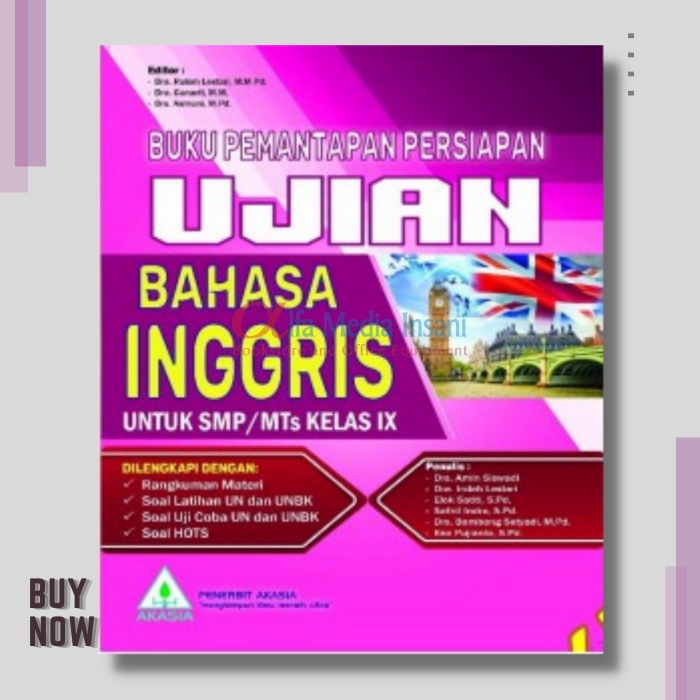 Buku Pemantapan Persiapan Ujian Akasia SMP/MTs 2018/2019 Bahasa Inggris