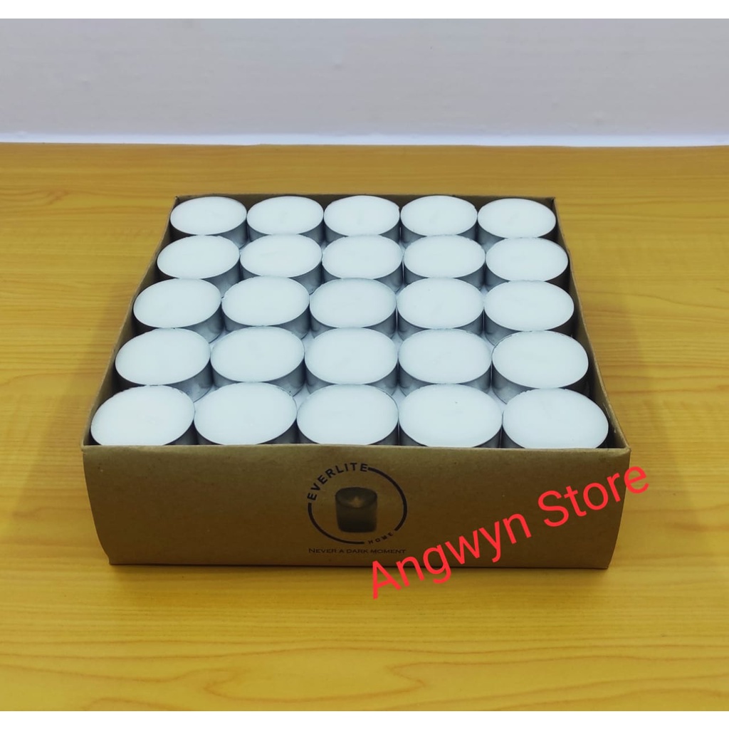 Lilin Tealight / Lilin Aromaterapi / Lilin Kaleng EL isi 100 Pcs