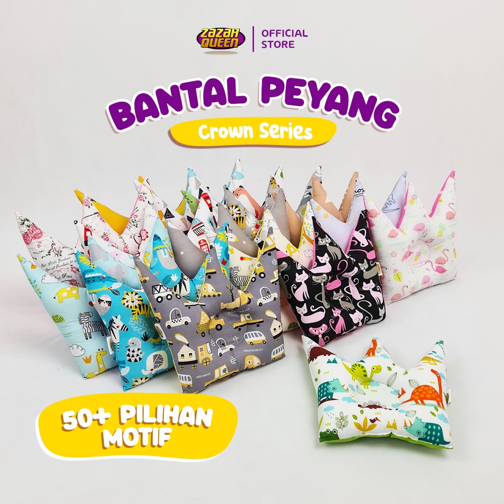 Bantal Peyang Bayi / Bantal Mahkota / Bantal Crown / Bantal bayi