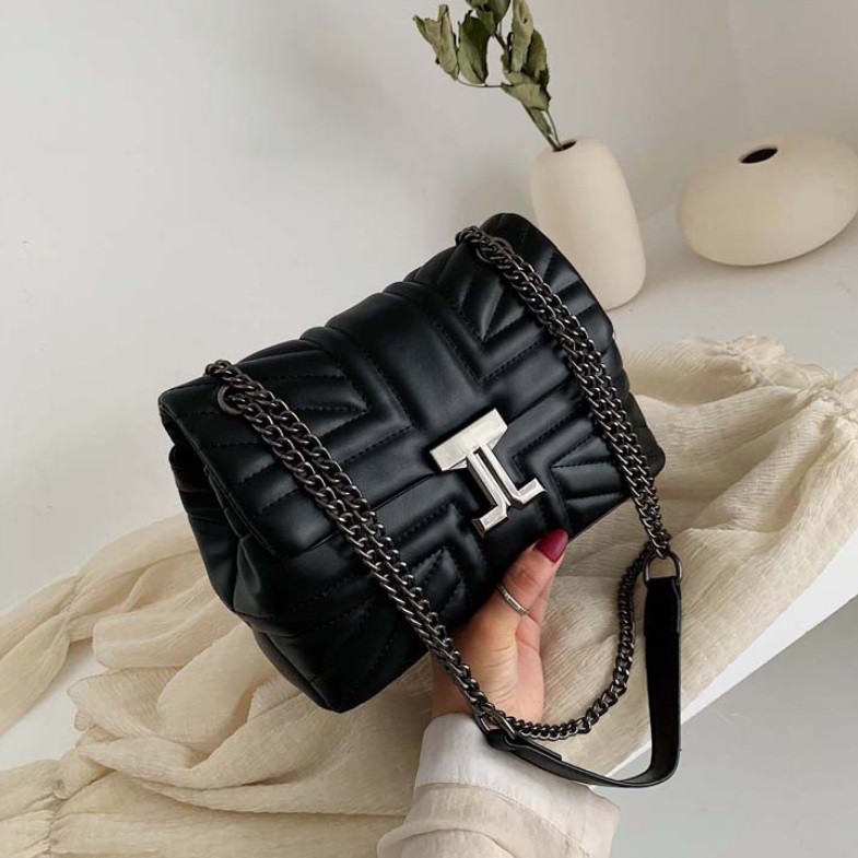 (1 KG MUAT 2PCS) R17255 BQJ2974 E5289  G1735 J1261508  Tas Selempang Wanita Elegan Tali Rantai