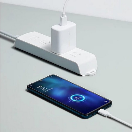 Charger OPPO Reno Ace 65W Type C Fast Charging Original 100% Super Fast Charging