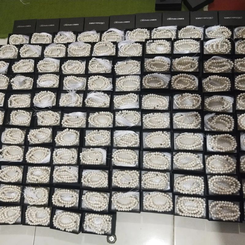 tasbih 99butir mutiara lombok