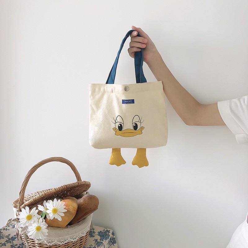 Tas Tote Bag Mini Dazui Duck Totebag Bebek Trend Kekinian (RSL) NR