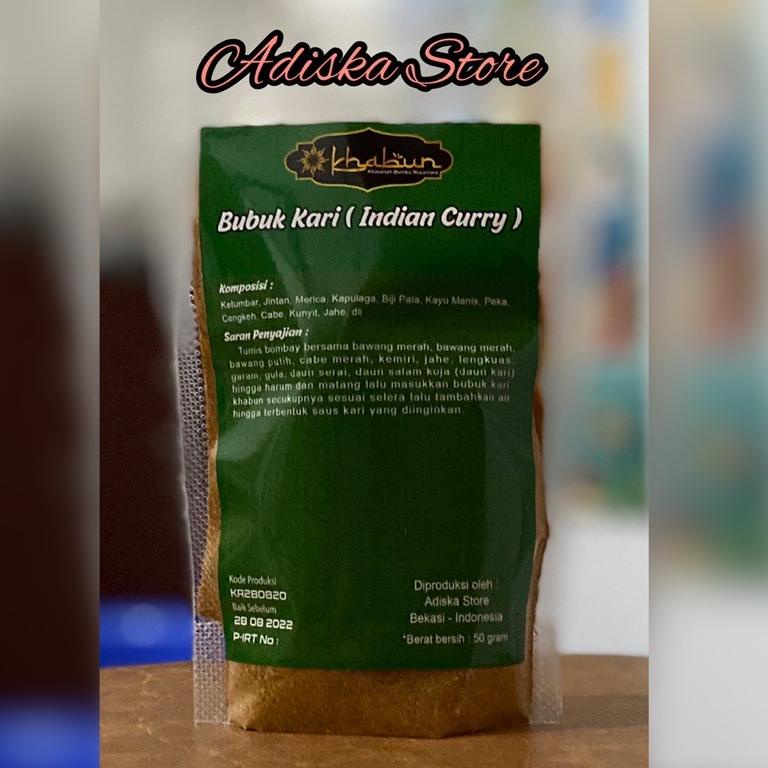

[PRODUK G8PSL] Bubuk Kari (Indian Curry) / Kare Khabun 50 gr EPA