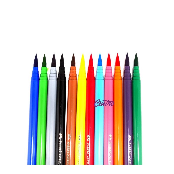 

kaligrafi-perlengkapan- faber-castell calligraphy brush pen set 12 kuas kaligrafi lettering