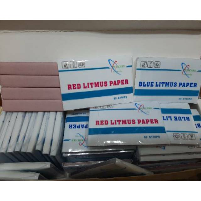 Alat tes air ketuban ibu hamil / Kertas lakmus merah / biru RED &amp; BLUE LITMUS PAPER