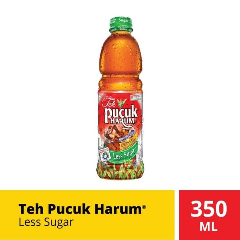 

Teh Pucuk Harum Less Sugar 350ml Grab/Gojek