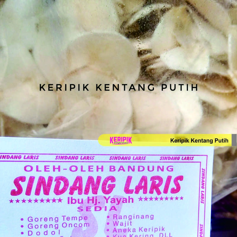 

Keripik Kentang Putih Sindang Laris Kosambi Bandung 100 gram