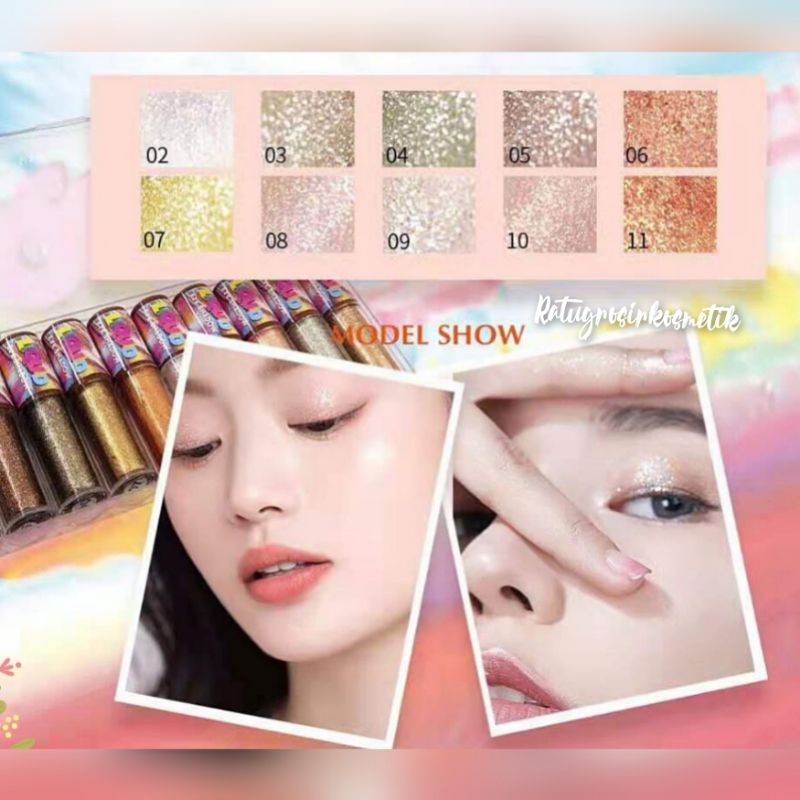 [per pack isi 10 pcs]EYESHADOW LIQUID SAIMI NO.S-12042/EYESEDOW SASIMI LIQUID