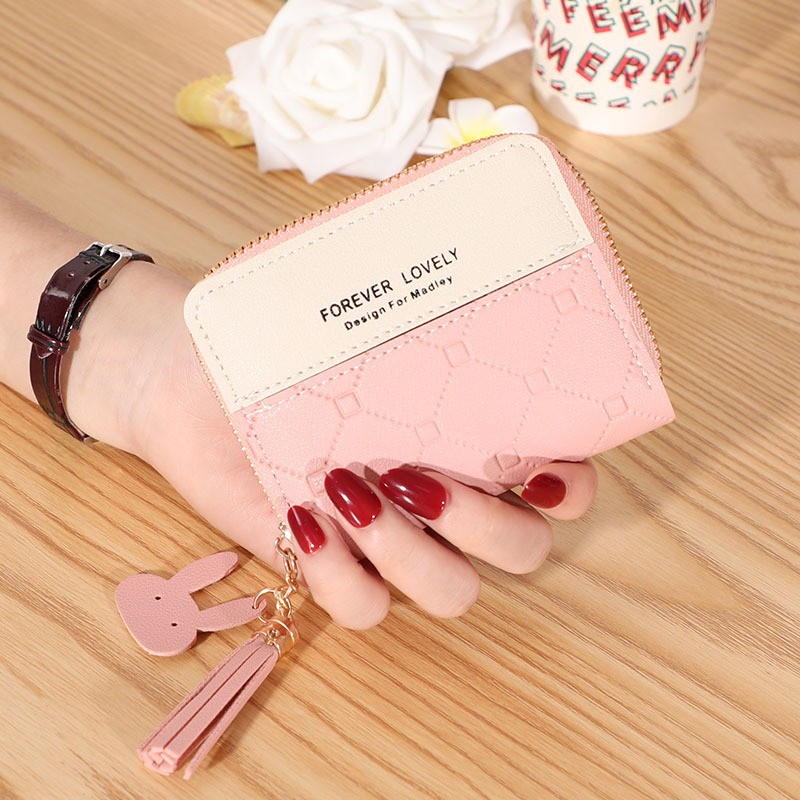 (COD) Dompet Mini Wanita Resletting Dompet Koin MALL SHOPPING