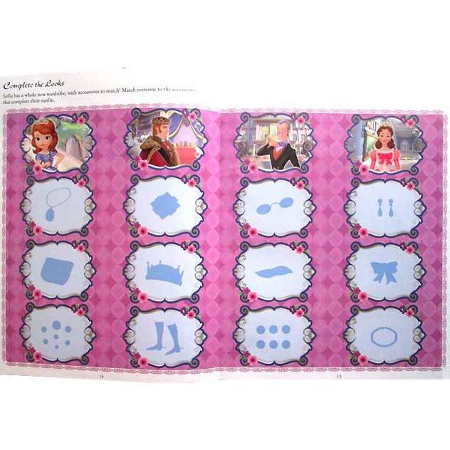 Sticker Book Treasury Disney Sofia The First (Ww)