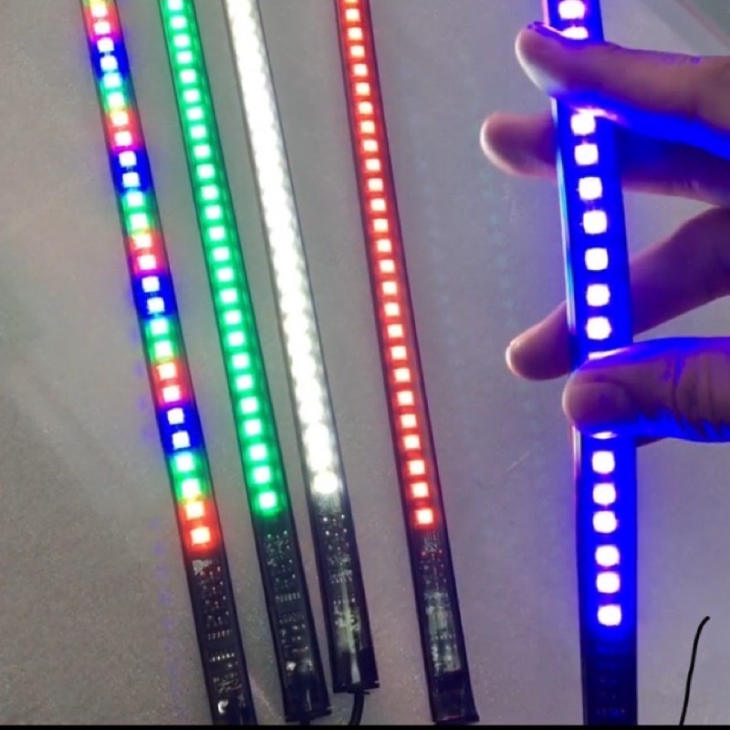 Lampu kolong led strip 12 Volt bis truk running flexible waterproof 32Cm 5050led