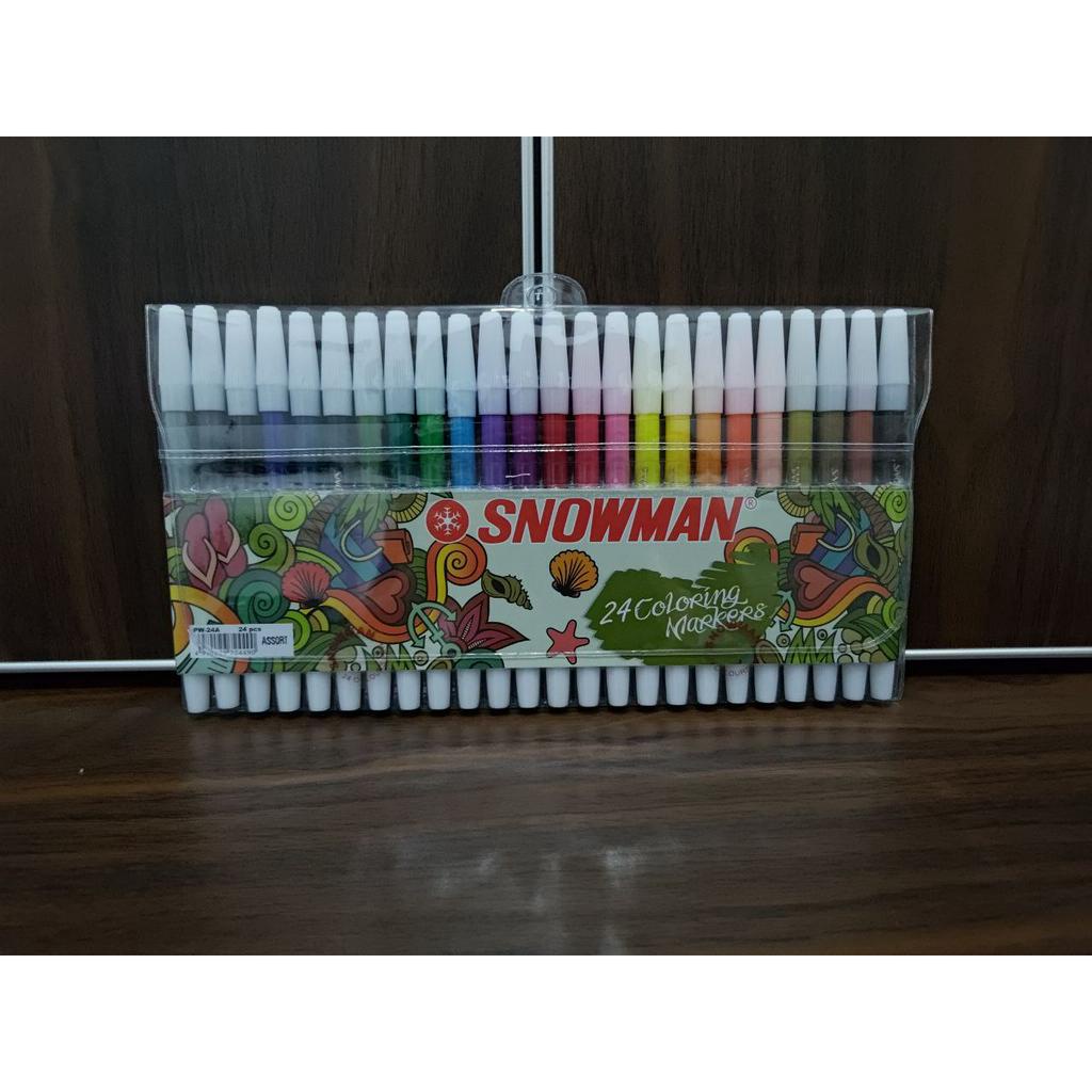 

Spidol Kecil Snowman 24 Warna (PW-24A)