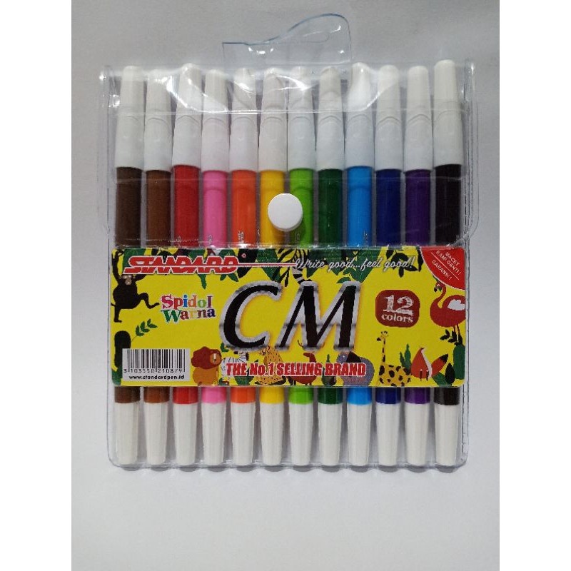 

STANDARD - Spidol Warna/Spidol Kecil set-12 warna CM-12 (1 set)