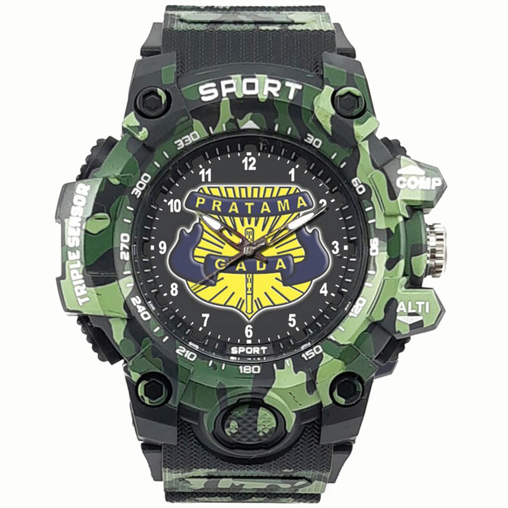 (EXCLUSIVE) JAM TANGAN GADA PRATAMA -SECURITY ARMY HITAM 1