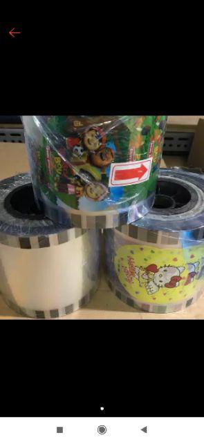 Plastik Lid Cup Sealer Plastik Segel Gelas Minuman