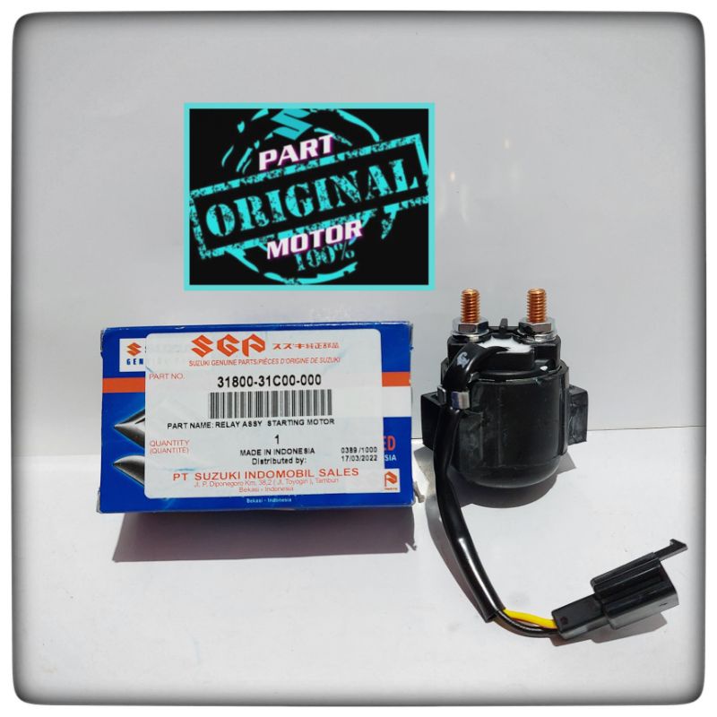 Bendik starter relay starter smash shogun 110 Titan shogun 125 R SP LAMA satria 2tak lumba hiu ori SGP