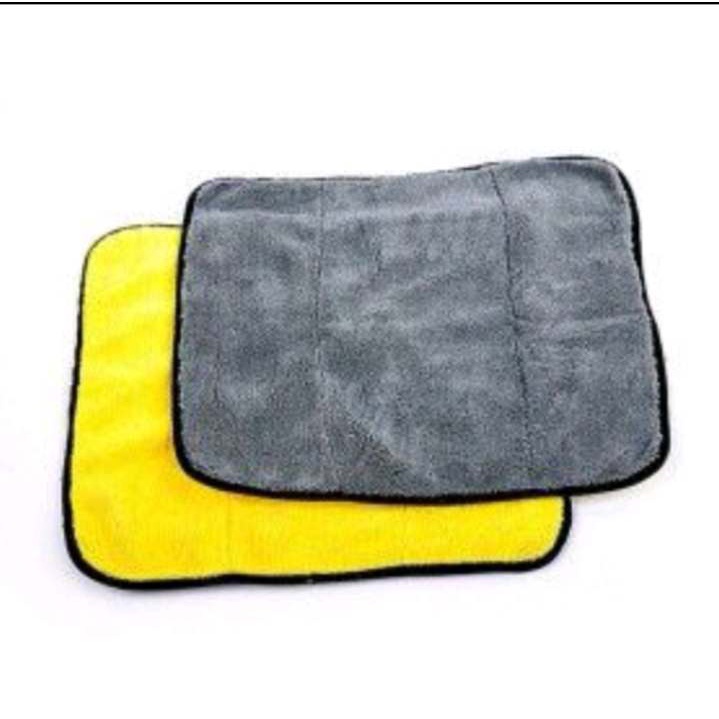 (RS)LAP MOBIL Kain Lap Microfiber Serbaguna 30x30cm Kain Lap Mobil Motor 2 Sisi Multifungsi