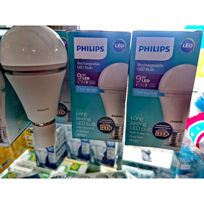 Lampu darurat Philips Emergency LED 7,5 watt & 9 watt bisa menyala otomatis saat mati listrik