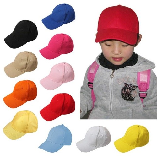 Topi Baseball Twill Anak Polos