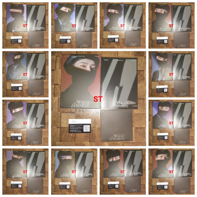 Sharing Album Seventeen Attacca Carat Version Binder dan CD Pilih Member S.Coups Jeonghan Joshua Jun