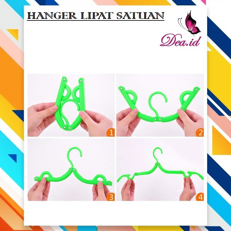 [DEASHOP] HANGER LIPAT / PORTABLE HANGER / GANTUNGAN LIPAT