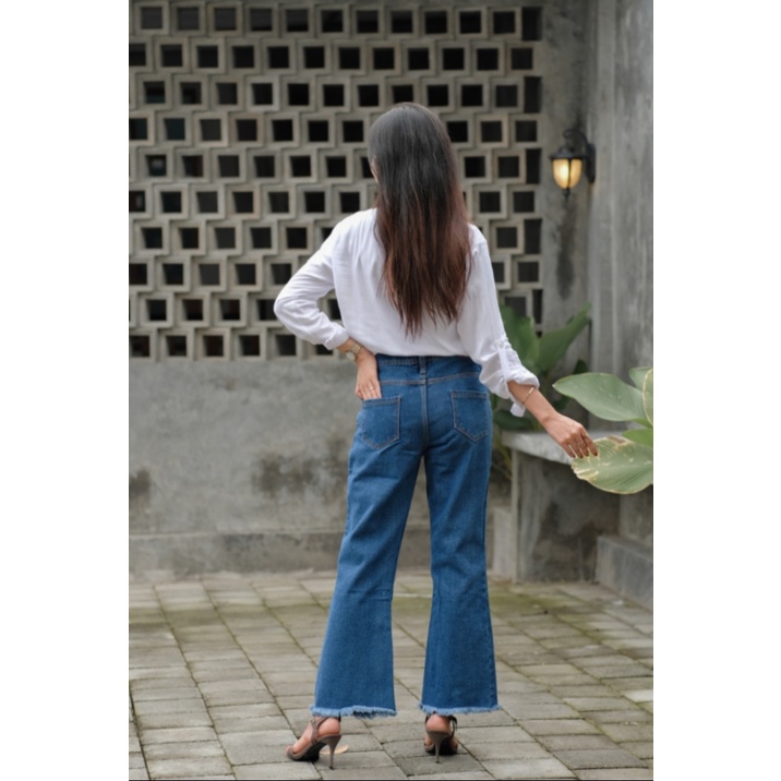 Celana  Cutbray  Jeans Rawis/ Cutbray Jeans Wanita