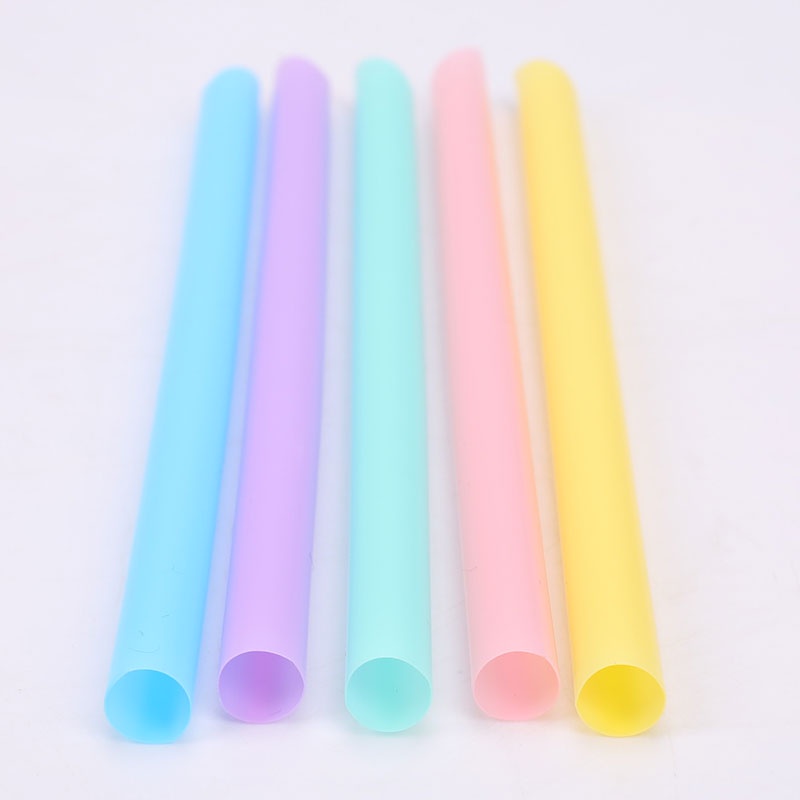 100 Pcs Sedotan Minum Besar Warna Campur Untuk Pearl Bubble Tea Smoothie