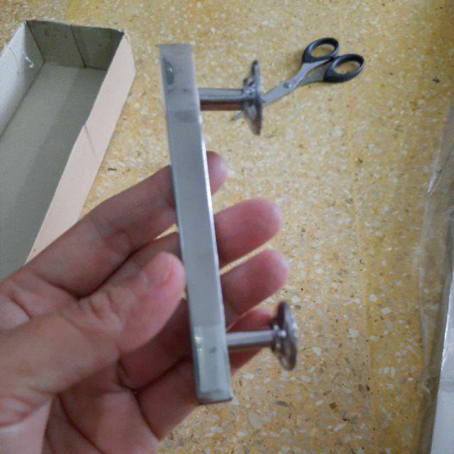 Handle Lemari Kotak 10 Cm Handle Laci Tarikan Lemari Laci Stainles Tarikan Gagang Kunci Putih Murah