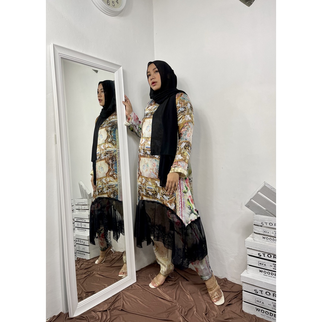 PART 1 NOVELA SET ORIGINAL BY SPASSY. SETELAN PANT BROKAT WANITA TERBARU SETELAN PANT BUSUI PREMIUM 