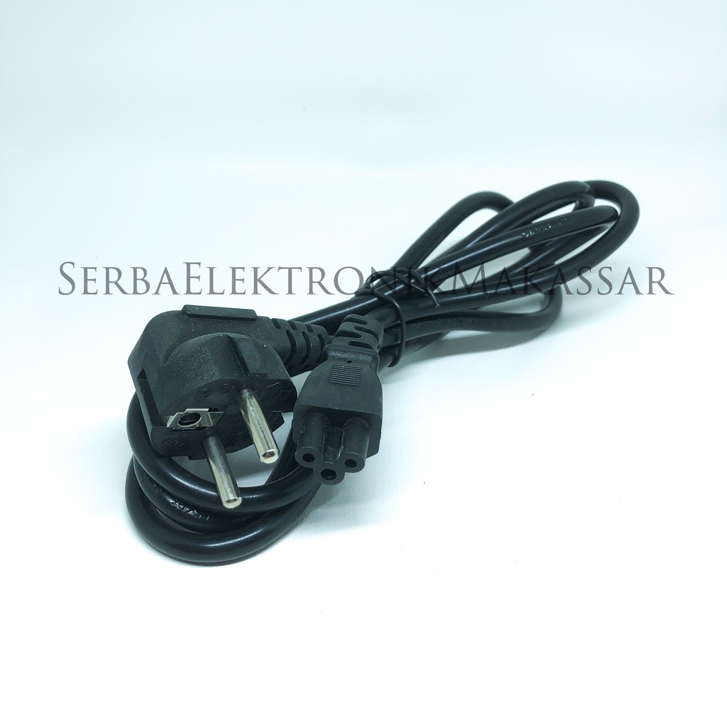 Kabel AC Power Adaptor Laptop Notebook 3 Lubang Mickey Mouse