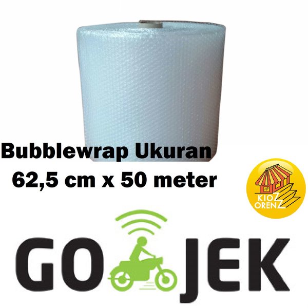 

BUBBLEWRAP uk. 62.5 Cm x 50 Meter PLASTIK BUBBLE WRAP MURAH GROSIR BUBBLEWRAP PABRIK 3.000gr Diskon