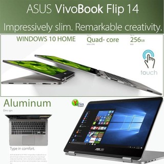 [Medangolshop] ASUS VIVOBOOK FLIP TP401MA N4000 4GB 256GB