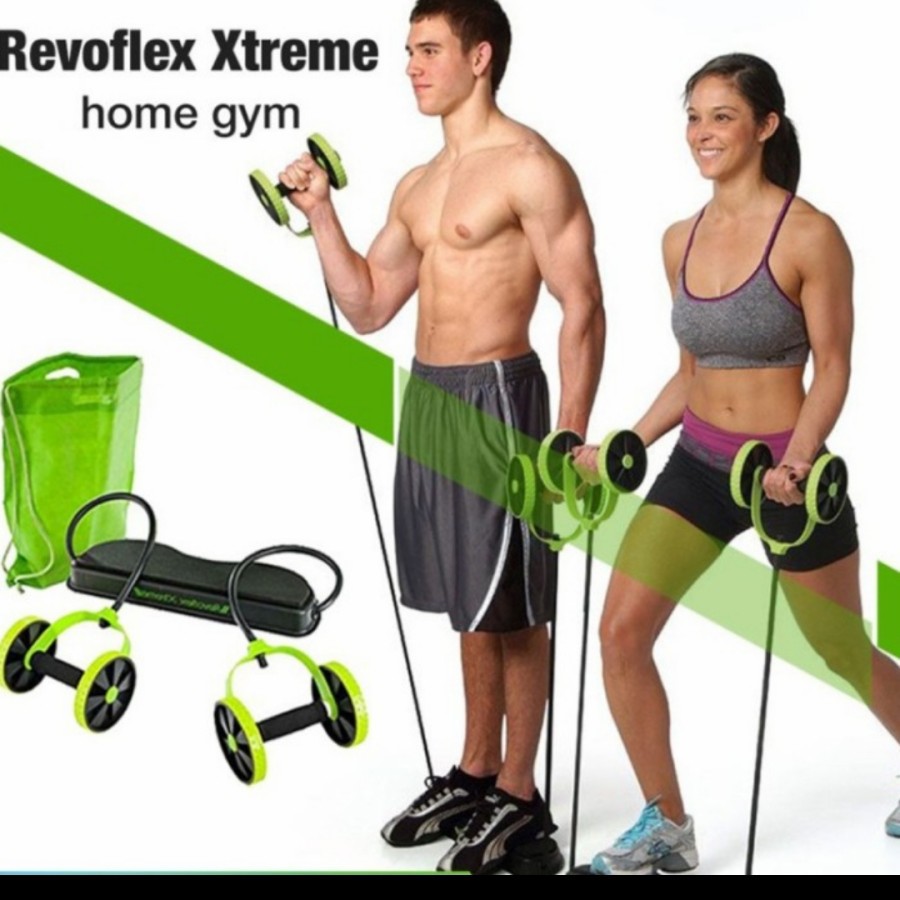 Revoflex xtreme alat olahraga home gym fitness rumah yoga pilates push