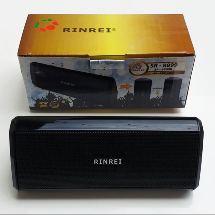 Speaker MINI dgn suara Bass yg mantap RINREI SR8899 B(D2Q9) (COD)9 Warna Mini Bluetooth Bass Wireles