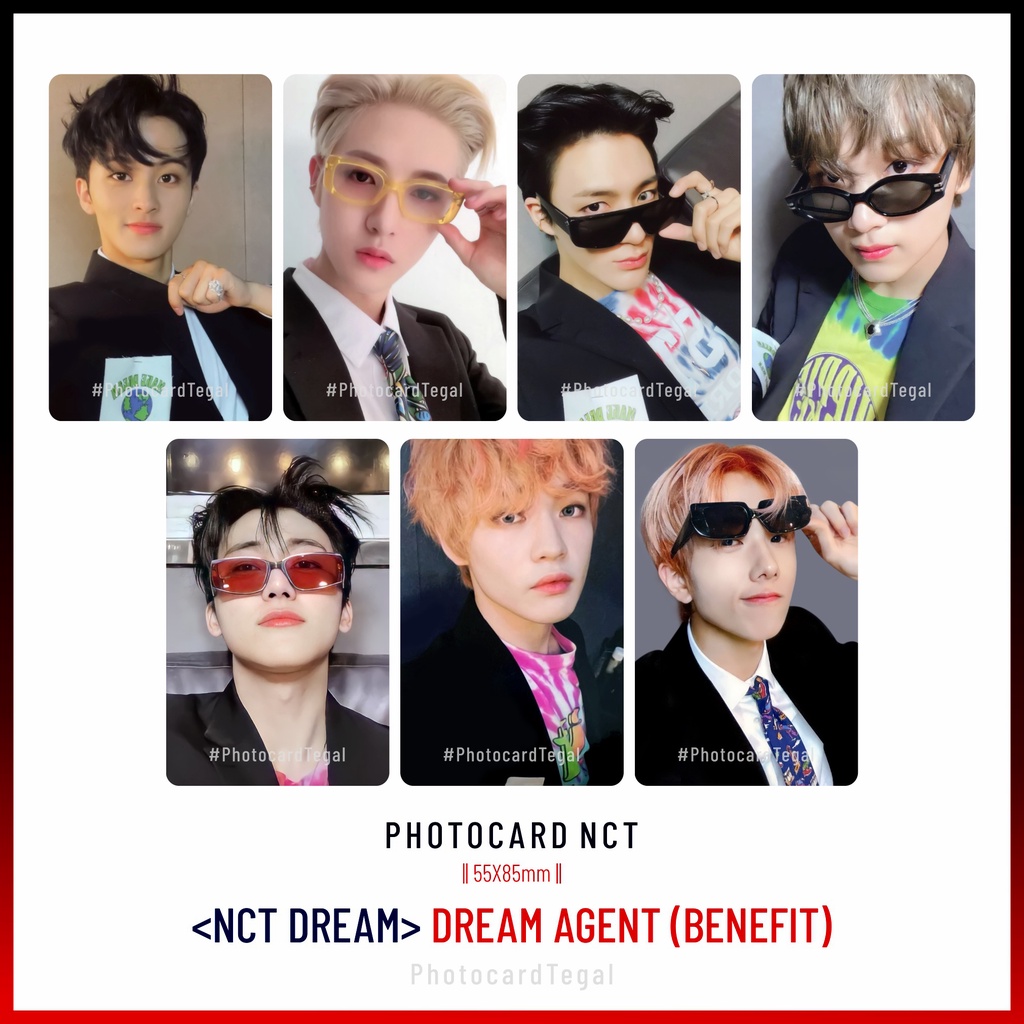 [SET] PHOTOCARD NCT DREAM 'Hello Future, Dream Agent' (Mark, Renjun, Jeno, Haechan, Jaemin, Chenle, 