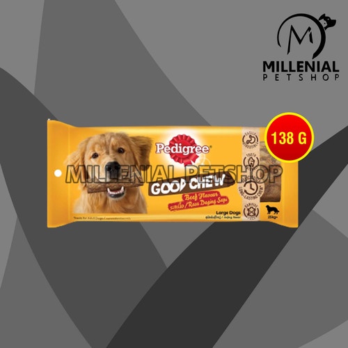 Pedigree Chew Makanan Cemilan Anjing Dog Snack Beef